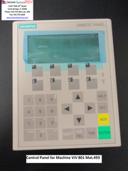 Control Panel for Machine ViV 801 Mat.493
